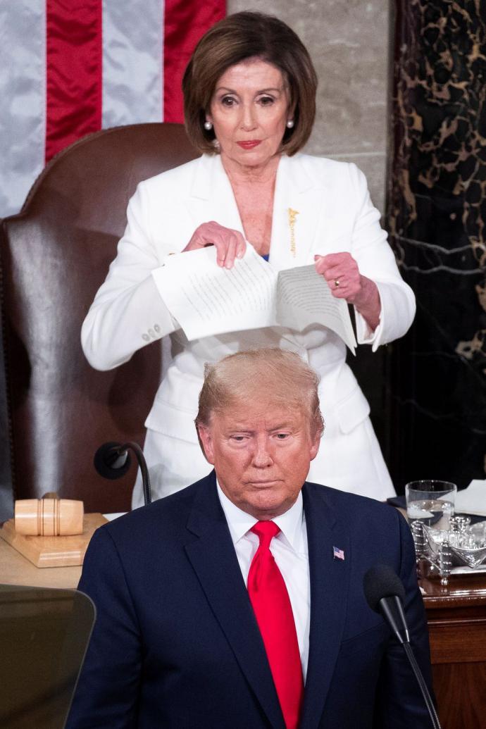 Quién es Nancy Pelosi, la mujer más poderosa de EE.UU. que rompió el discurso de Trump