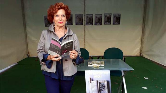 Concha Pelayo en la feria del Libro de Zamora