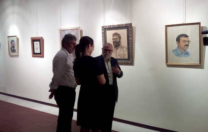 José Luis Marchante inauguró su exposición “Visto por los artistas”