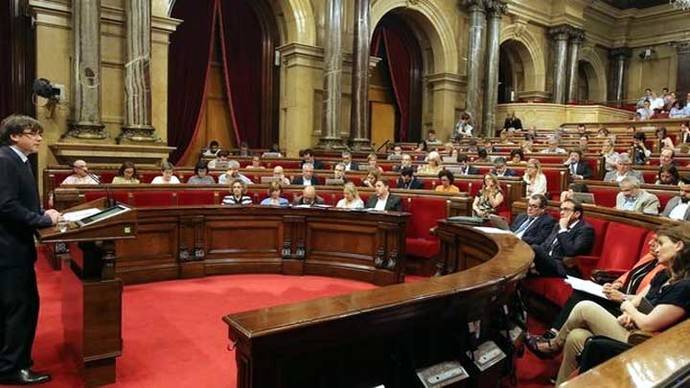 Imagen de archivo del Parlament catalán