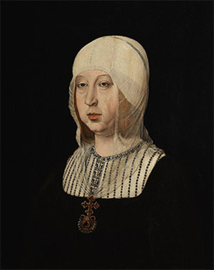 Retrato de la reina Isabel I de Castilla, la Católica, (1451-1504), pintado a principios del siglo XVI por Juan de Flandes.