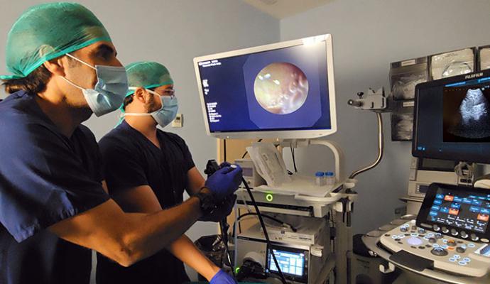 La ecobroncoscopia (EBUS) mejora el diagnóstico y la estadificación del cáncer de pulmón