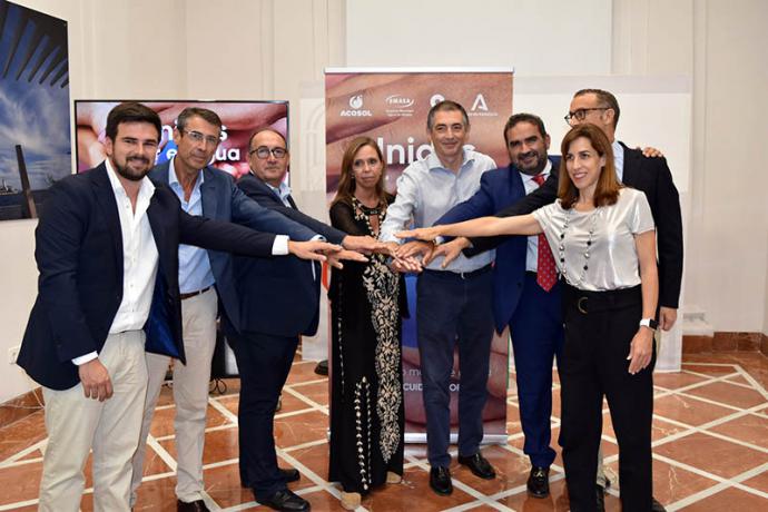 La Junta y las empresas públicas de agua de Málaga y Campo de Gibraltar ponen en marcha la campaña “Unidos por el agua”