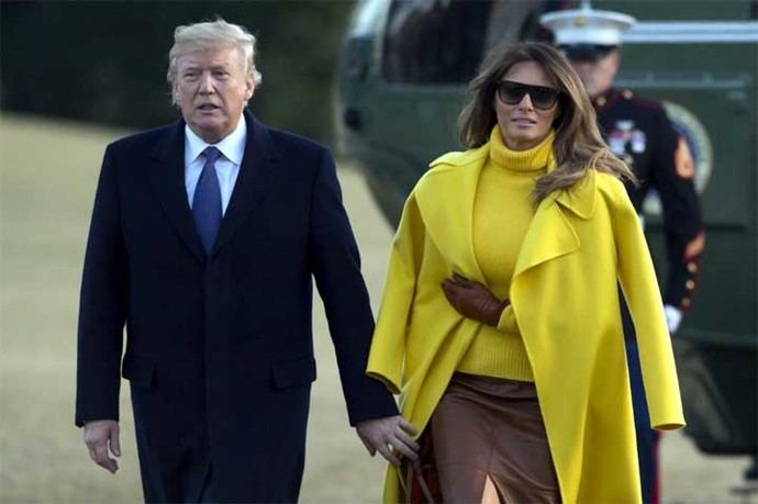 El momento del último desplante de Melania a su marido. 