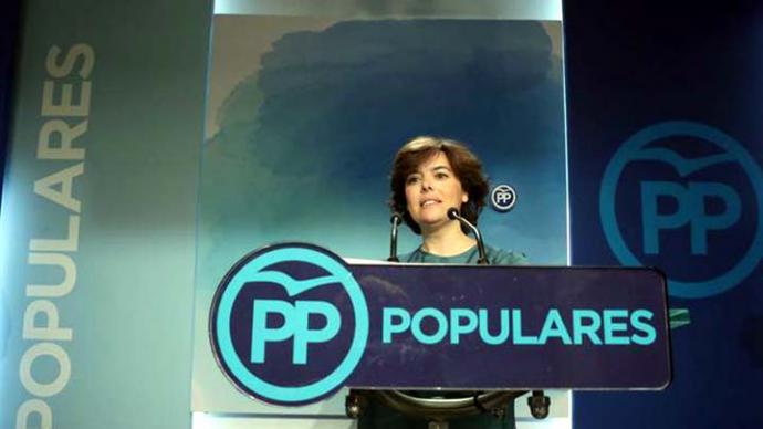 Sáenz de Santamaría: Está en el ADN del PP que mande la lista más votada