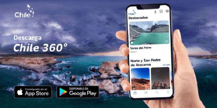Chile 360º: La APP que permite experimentar las bellezas nacionales a través del teléfono móvil
