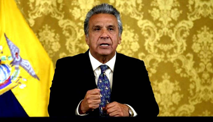 lenin Moreno, presidente de Ecuador...