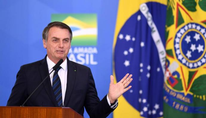 El presidente de Brasil, Jair Bolsonaro