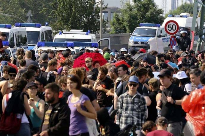 Hamburgo, en estado de sitio en la apertura de la cumbre del G20