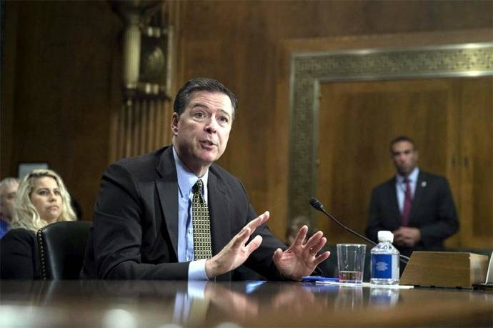 James Comey, hoy exdirector del FBI. Fue despedido por Trump

