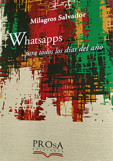 MILAGROS SALVADOR, autora del libro de poemas “Whatsapps para todos los días del año”