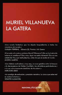 Muriel Villanueva, autora de la novela “La gatera”, publicada por la editorial Navona
