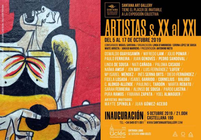 “Artistas siglo XX al XXI” exponen en la galería de Miguel Santana en Madrid