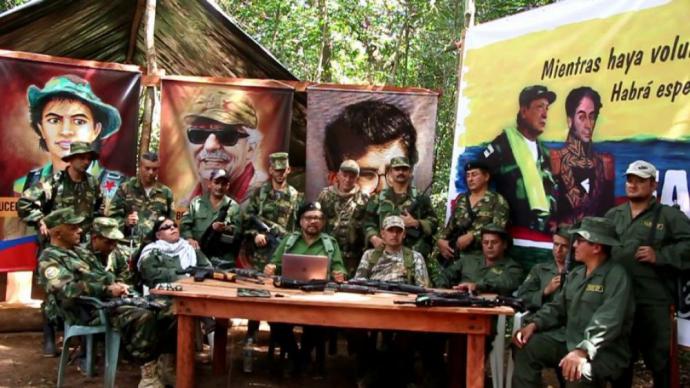 Los jefes disidentes de las FARC, liderados por ‘Iván Márquez’, anunciaron el 29 de agosto su regreso a la lucha armada. Algunas versiones señalan que están en Venezuela 