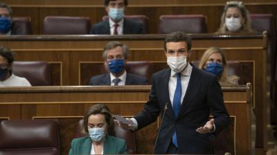 El  presidente del PP, Pablo Casado (imagen de archivo)