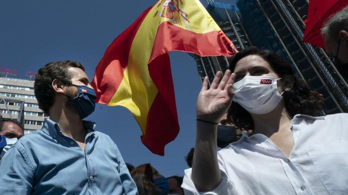 Casado y Ayuos, el pasado mes de julio