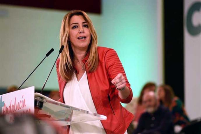 El desacuerdo entre VOX-PP podría hacer presidenta de la JJAA a Susana Díaz