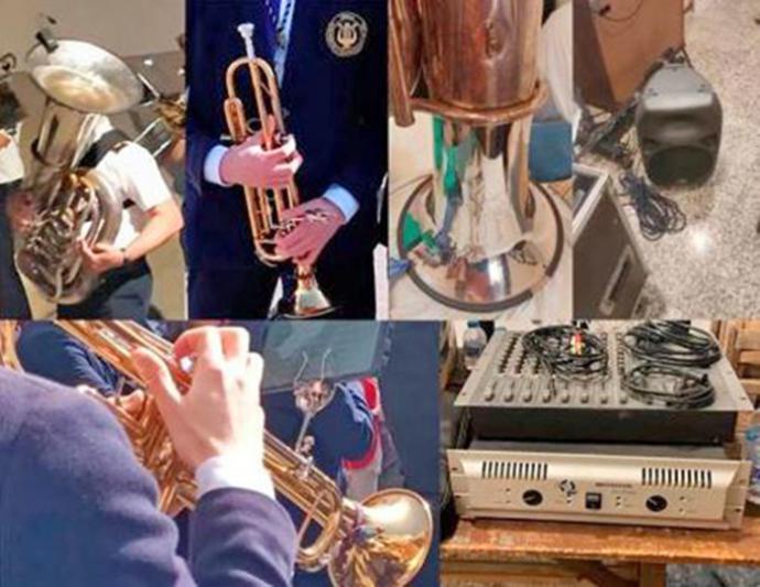 Robo de instrumentos de música en la Hermandad de la Soledad de Alcalá del Río