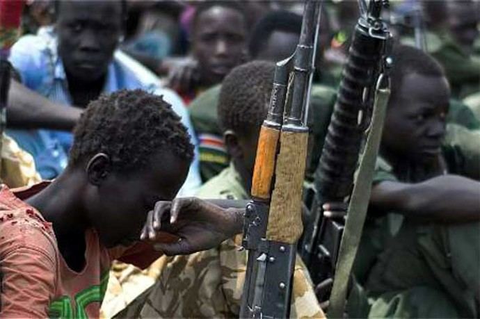 311 niños soldados fueron liberados en Sudán del Sur