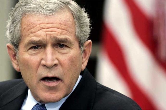 El expresidente estadounidense George Bush.

