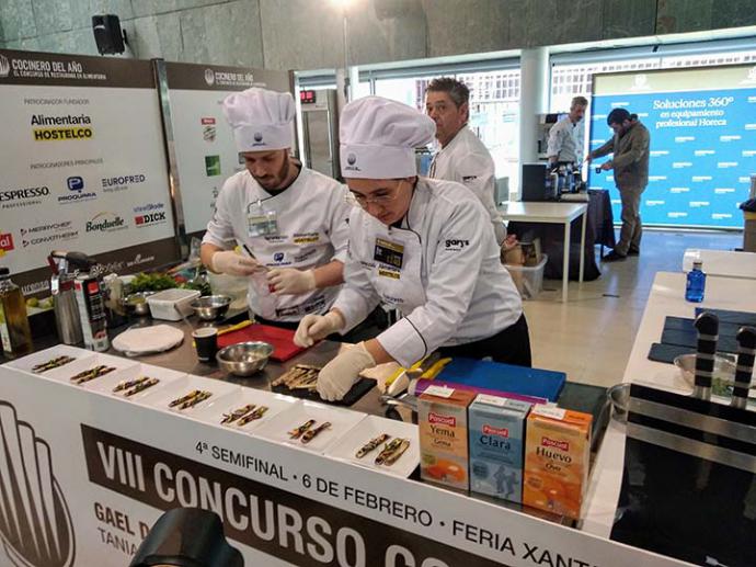 Juan Pablo Stefanini y Luis Hernani ganadores de la 4ª semifinal del Concurso Cocinero del Año.