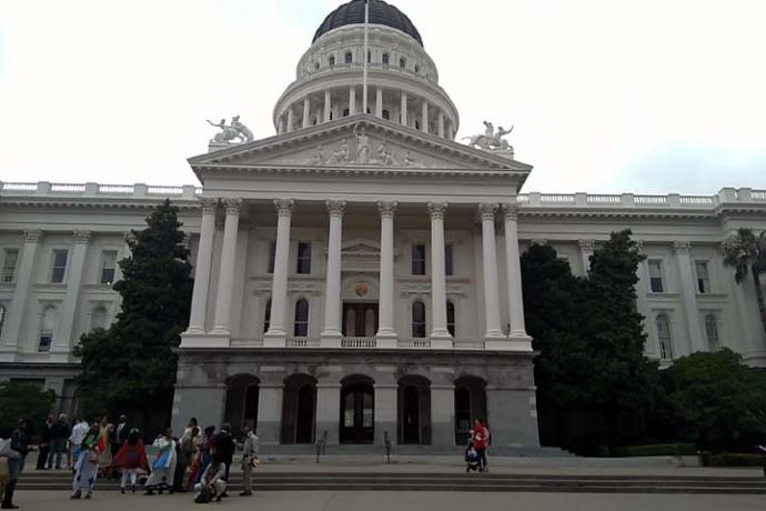 El Capitolio Estatal de California en Sacramento abierto al público