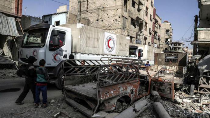 La ONU alerta que el bombardeo en Guta Oriental pone en riesgo el convoy humanitario