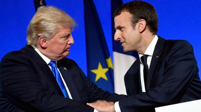 Trump y Macron en una imagen de archivo