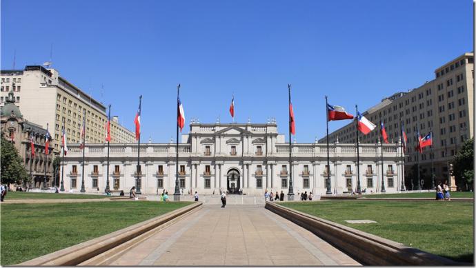 Palacio de la Moneda, sede del Gobierno chileno