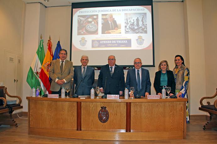 El Ateneo de Triana presentó la conferencia sobre “Protección Jurídica de la Discapacidad en el Ilustre Colegio de Abogado de Sevilla