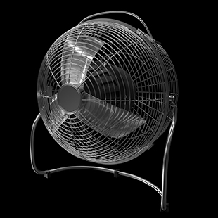Ventilador de suelo -(crédito foto: pixabay-com – imagen de referencia)