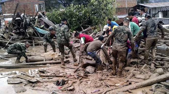 Colombia: Cifra de muertos por avalancha en Mocoa aumenta a 315