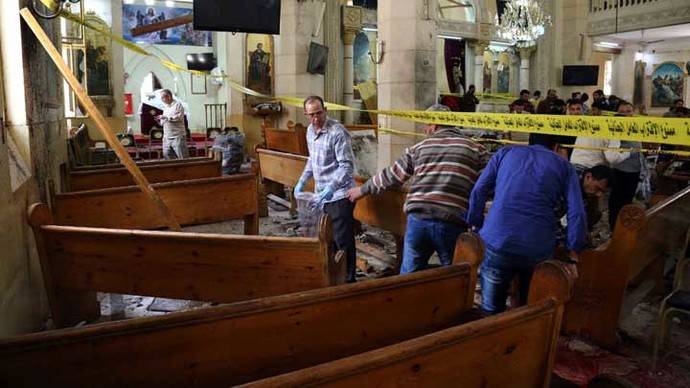 Presidente de Egipto decreta estado de emergencia tras ataques a iglesias