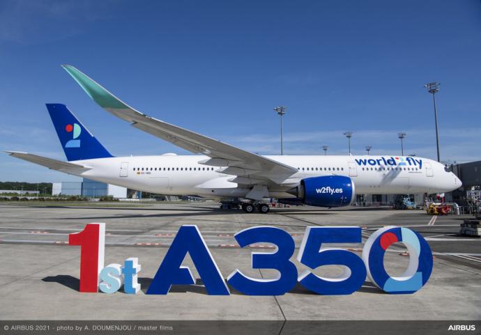 Un avión de la compañía. Foto: Airbus.