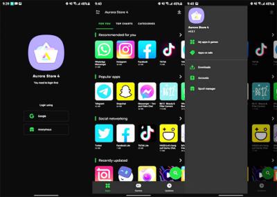 ¿Cómo descargar e instalar aplicaciones utilizando Aurora Store