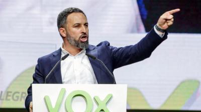 Santiago Abascal presidente de VOX (imagen de archivo)