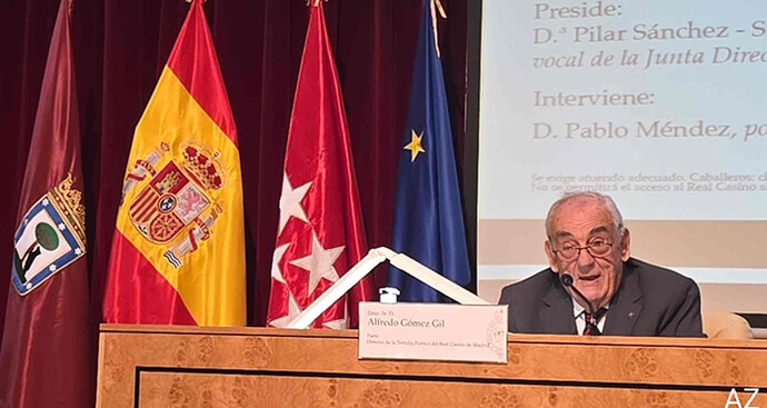Alfredo Gómez Gil, Recital Poético De Su Libro “Trote” En El Real Casino De Madrid