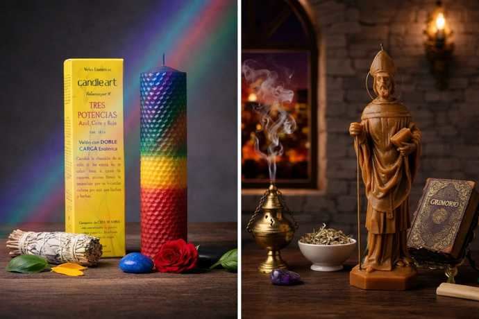 (i)Velas esotéricas - (d)Velas ritualizadas