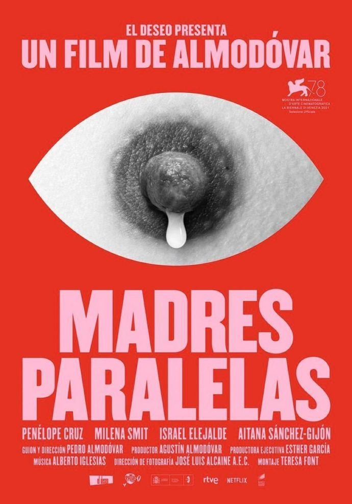 Cartel de 'Madres paralelas', de Almodóvar