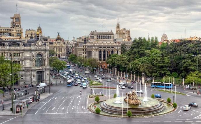 Plaza  Cibeles, Madrid