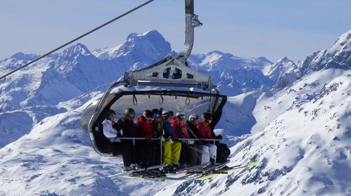 LECH, la gran estación de esquí de Austria