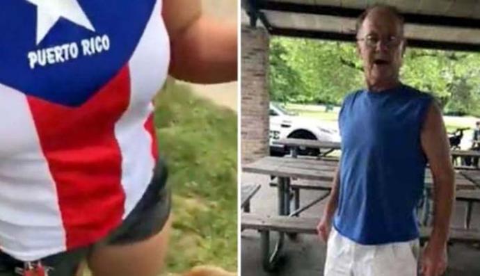 Una mujer latina agredida en un parque de Estados Unidos por usar una camiseta con la bandera de Puerto Rico.