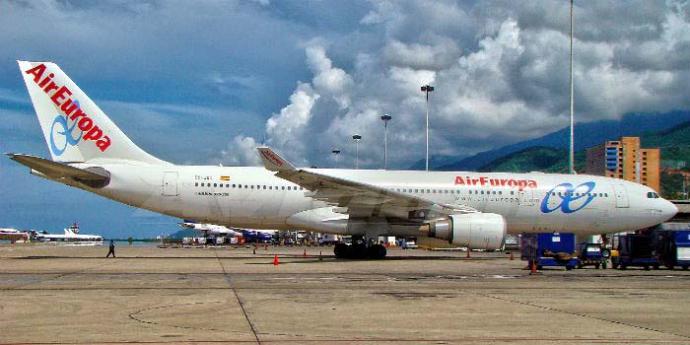 Tiroteada tripulación de Air Europa en Caracas