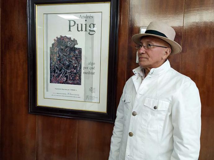 Andrés Puig dona su reciente serie de pintura “Rostros cubanos” para enriquecer el patrimonio artístico de Cuba