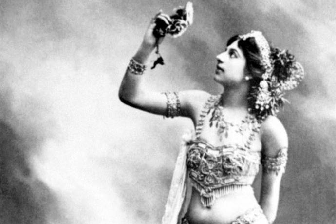 Foto sin fecha de la bailarina Mata Hari, ejecutada por su condición de doble espía