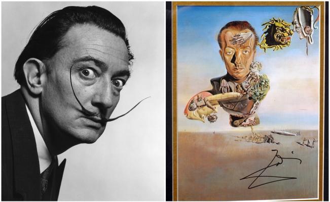 Salvador Dalí, Miguel Doménech, exposición de Joyas por AMADE, regalo de bodas y donación de obras a España
 