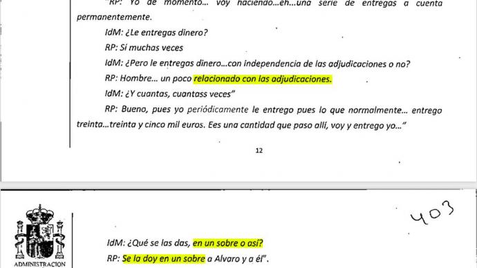 La Audiencia Nacional descubre nuevos indicios de pagos en negro al PP a cambio de adjudicaciones