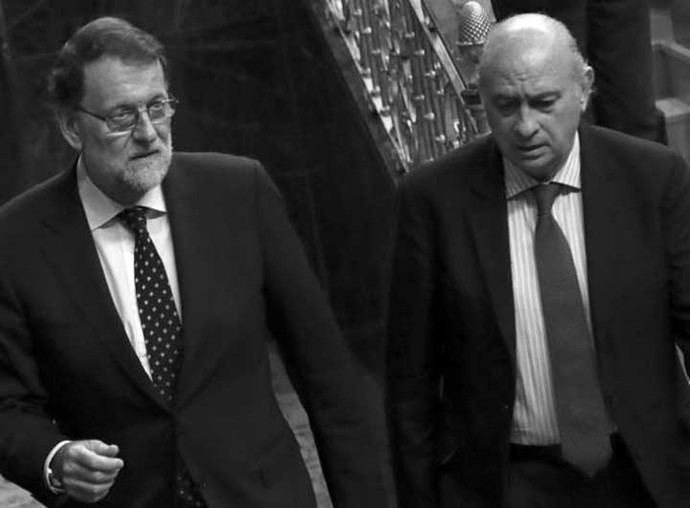 Rajoy y Fernández Díaz