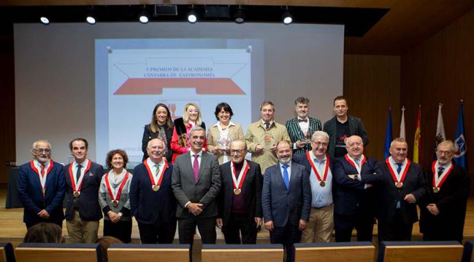 La Academia Cántabra de Gastronomía entregó sus premios anuales