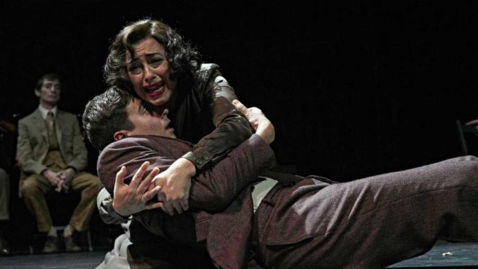 García Lorca y Alberto Conejero, autores de “El sueño de la vida” en el Teatro Español